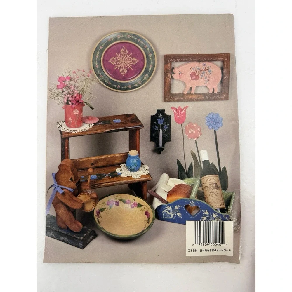 Jackie Shaw Beginner's Guide To Freehand Decorative Painting 1987 Tole Pattern